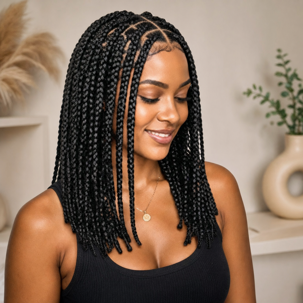 Box Braids hairstyle by Eby’s Place