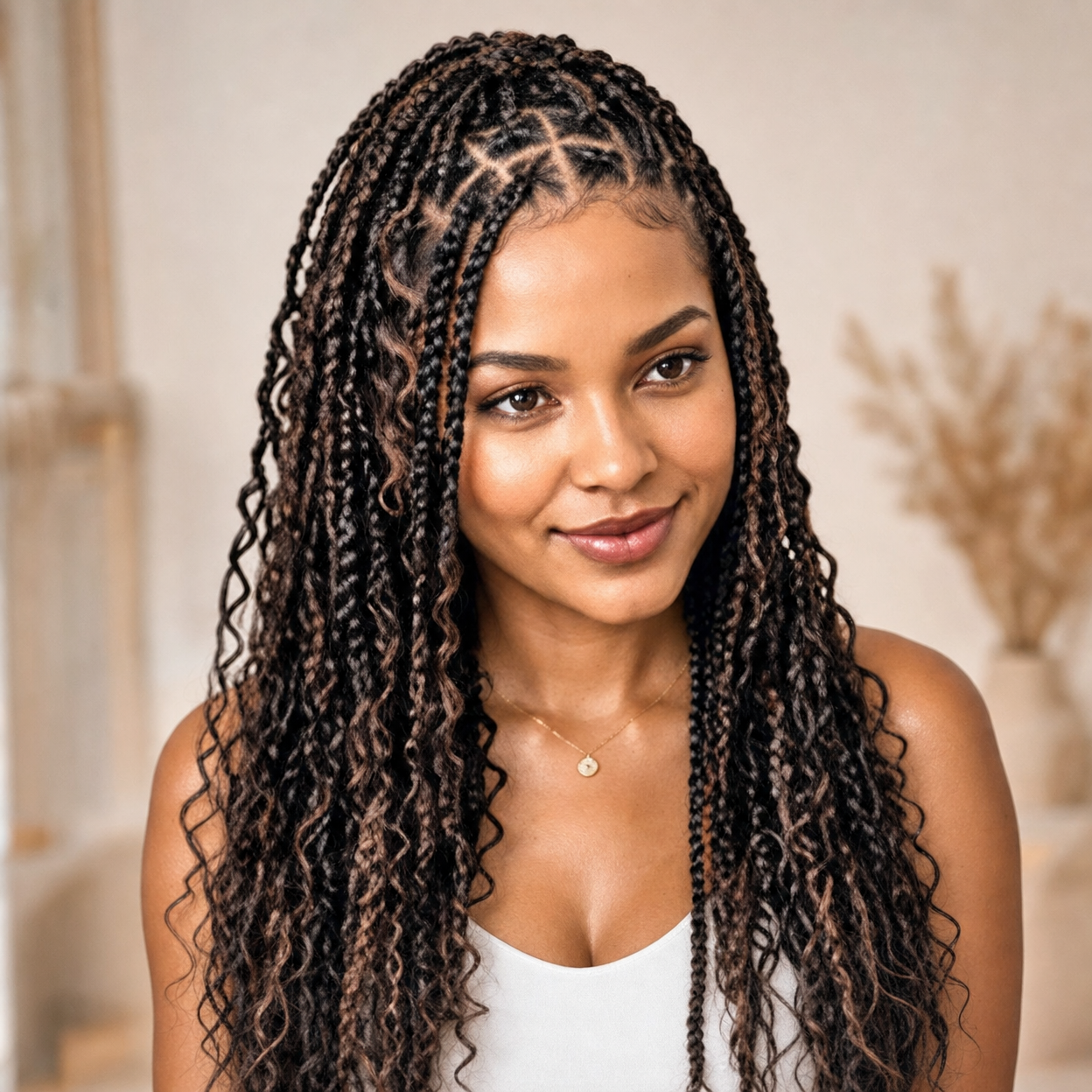Boho Goddess Braids hairstyle by Eby’s Place