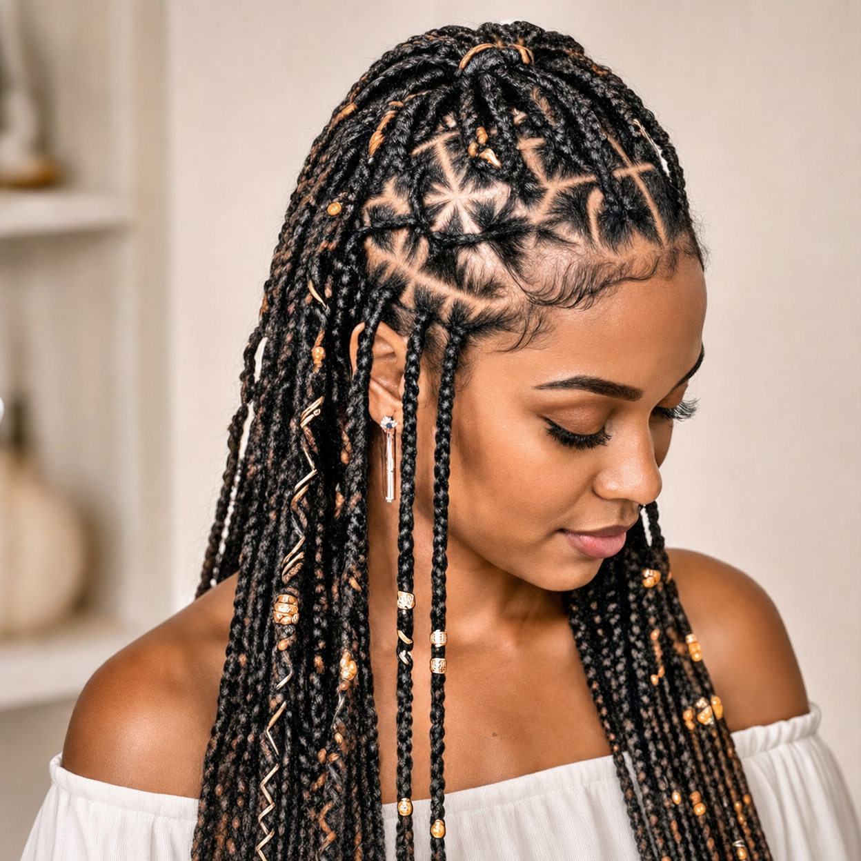 Tribal Braids hairstyle by Eby’s Place